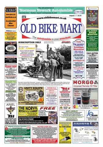 Old Bike Mart issue August 2016