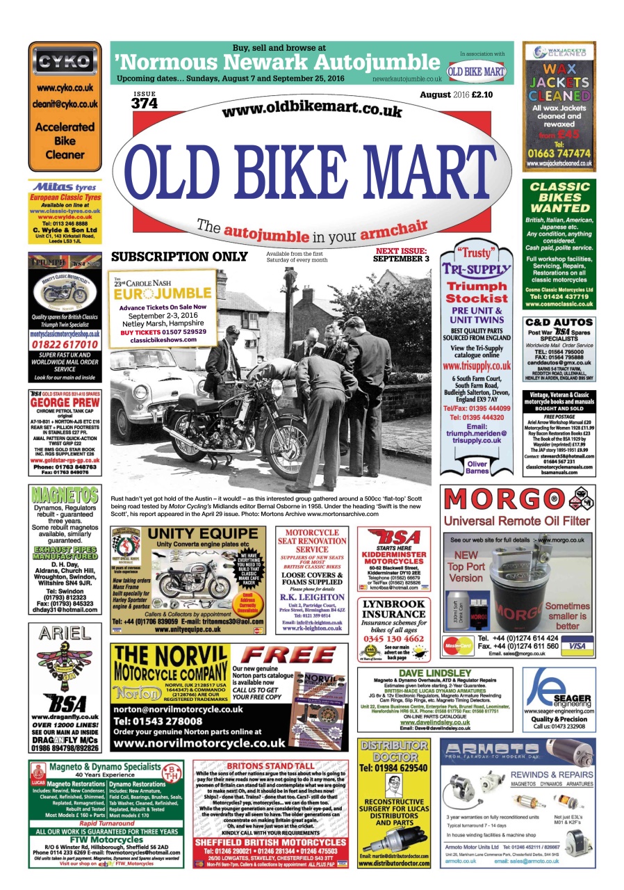 Old Bike Mart Preview Pages