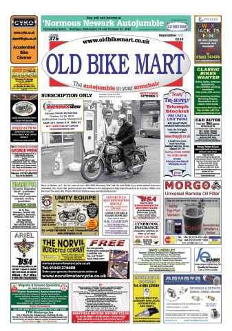 Old Bike Mart issue September 2016