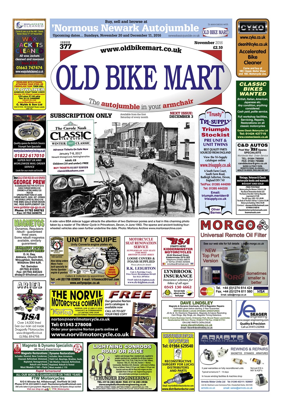 Old Bike Mart Preview Pages