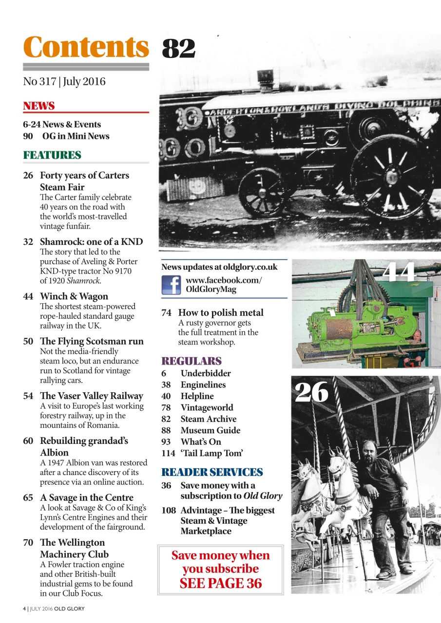 Old Glory Magazine Preview Pages