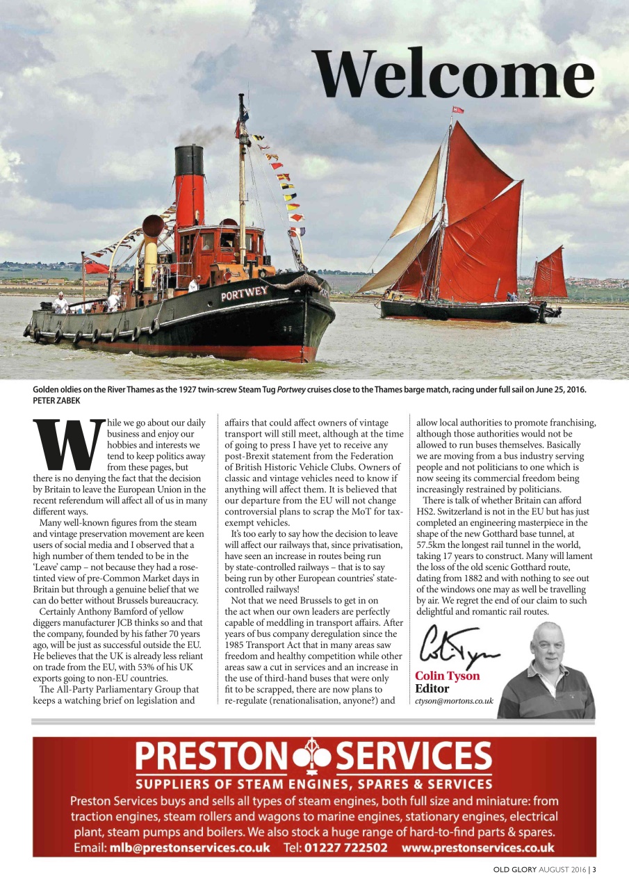 Old Glory Magazine Preview Pages