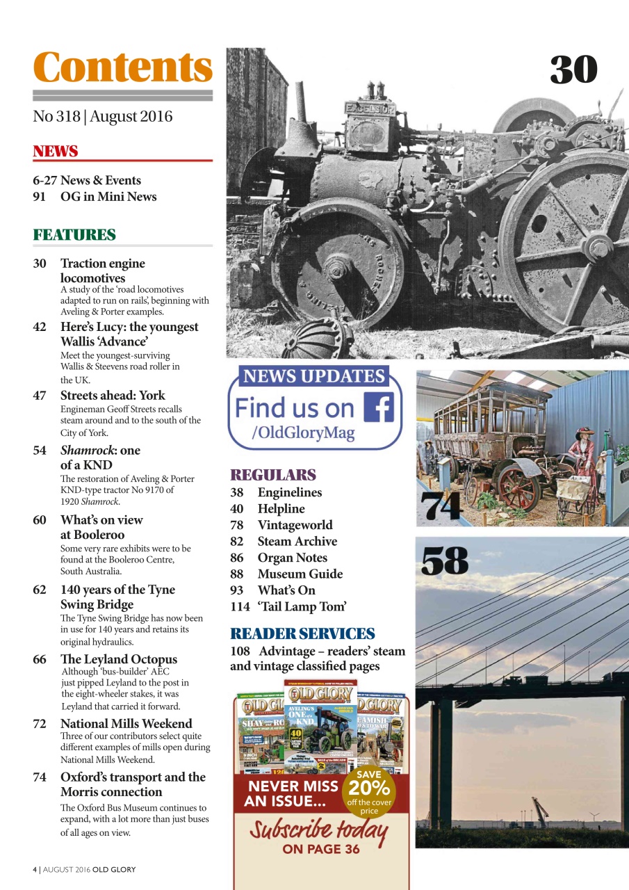 Old Glory Magazine Preview Pages