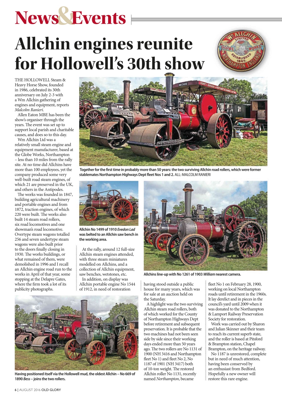 Old Glory Magazine Preview Pages