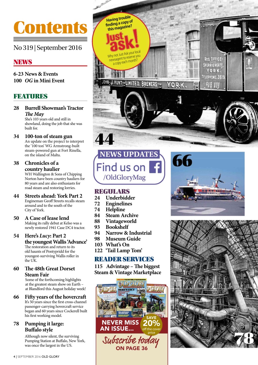 Old Glory Magazine Preview Pages