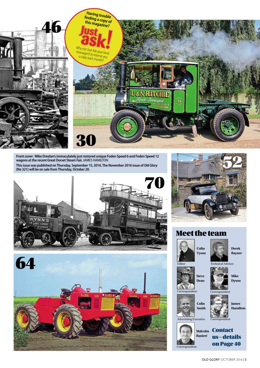 Old Glory Magazine Preview Pages