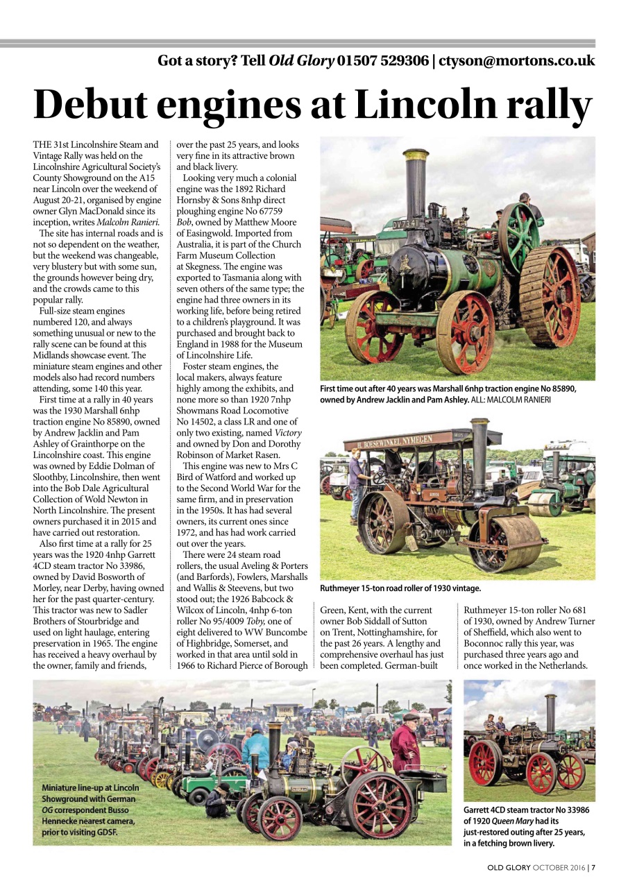Old Glory Magazine Preview Pages