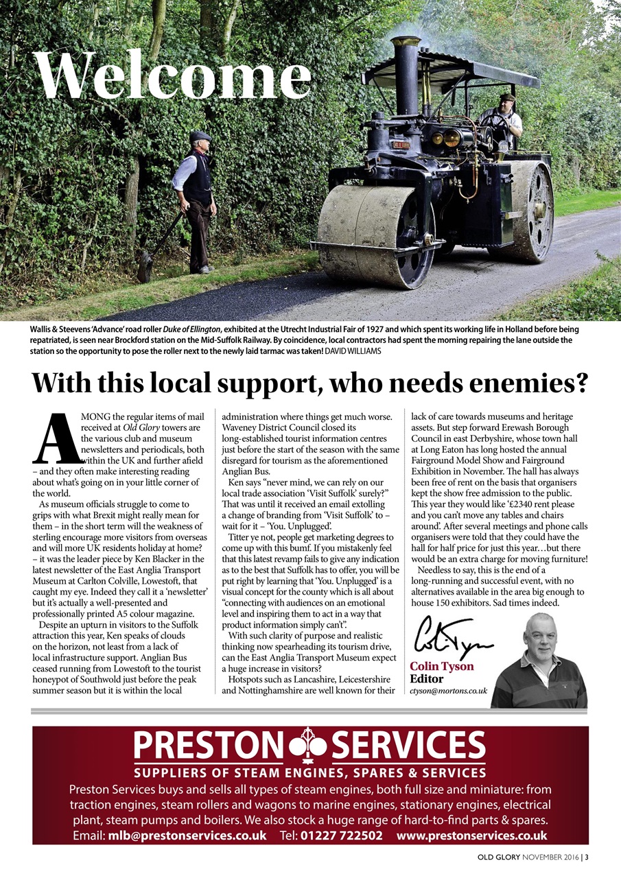 Old Glory Magazine Preview Pages