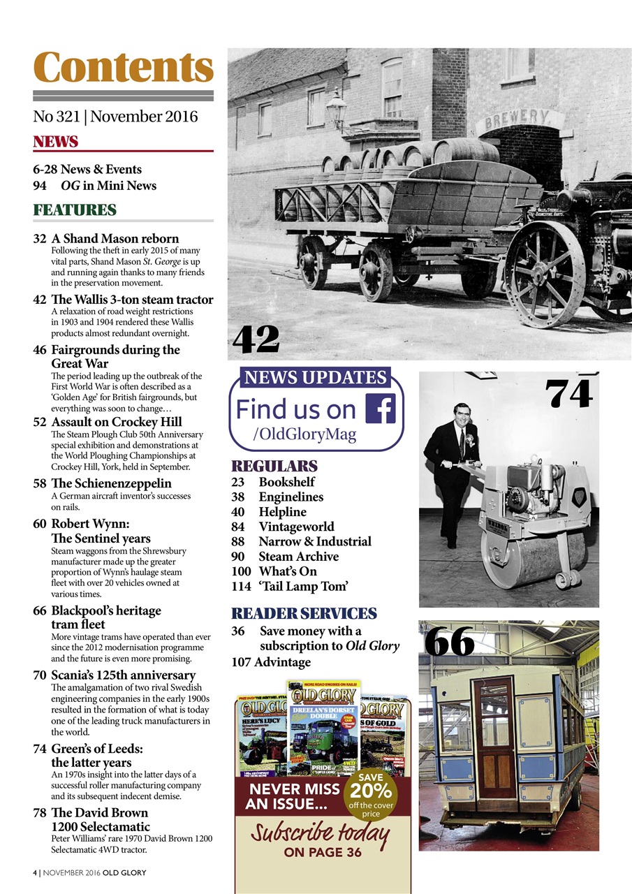 Old Glory Magazine Preview Pages