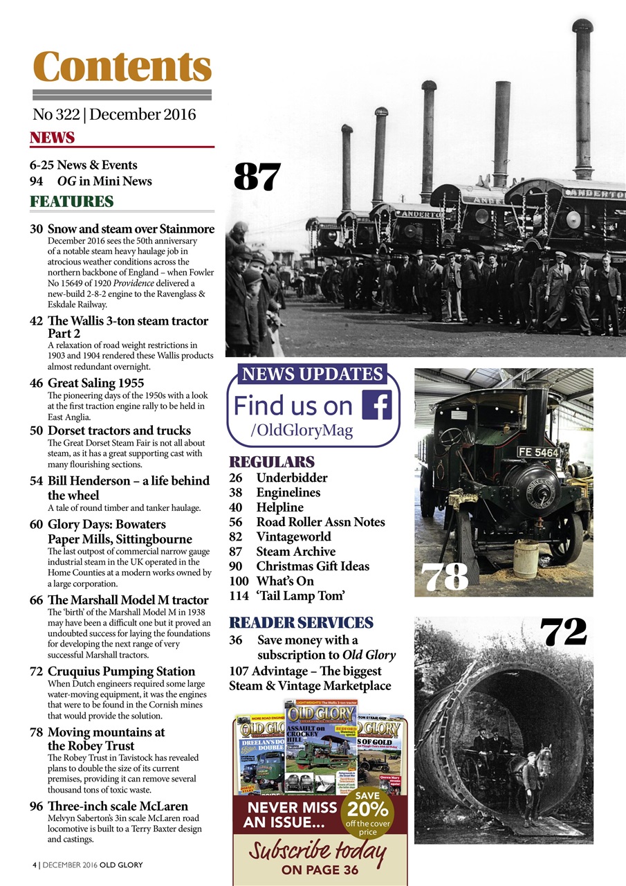 Old Glory Magazine Preview Pages