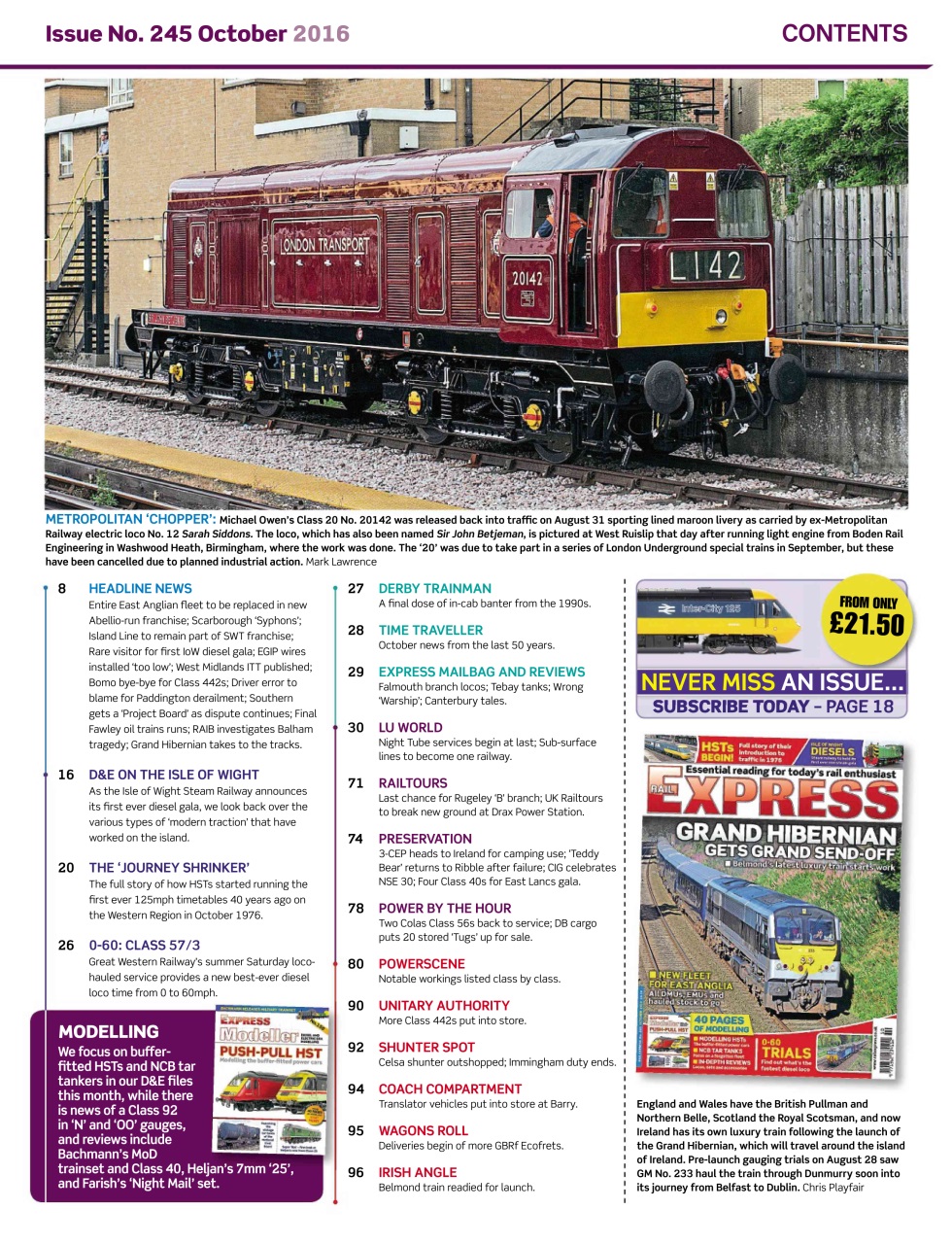 Rail Express Preview Pages