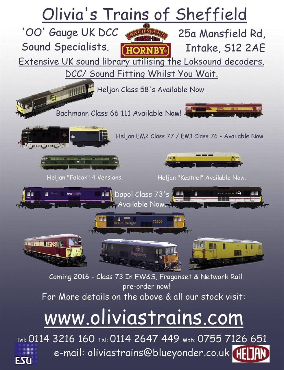 Rail Express Preview Pages