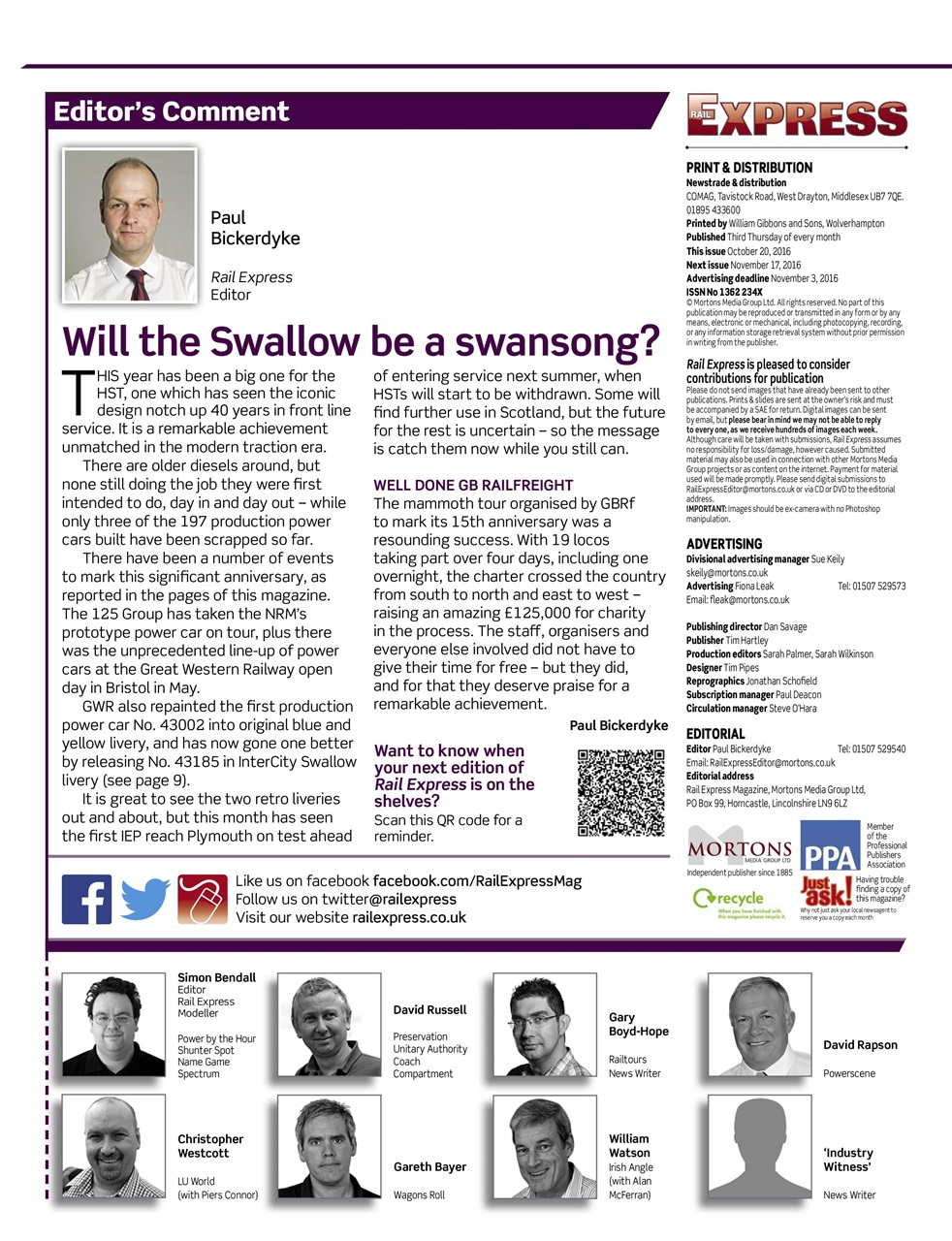 Rail Express Preview Pages