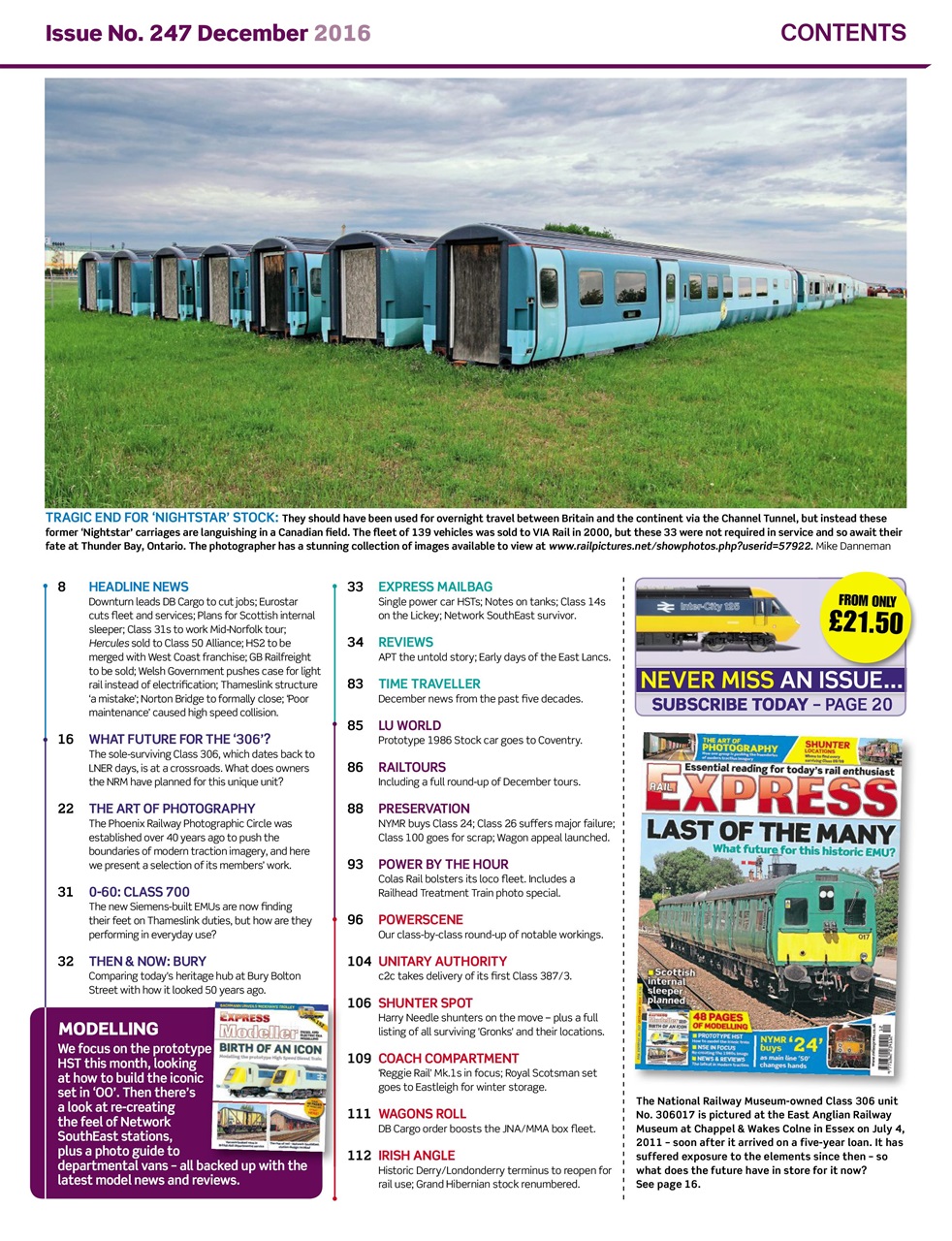 Rail Express Preview Pages