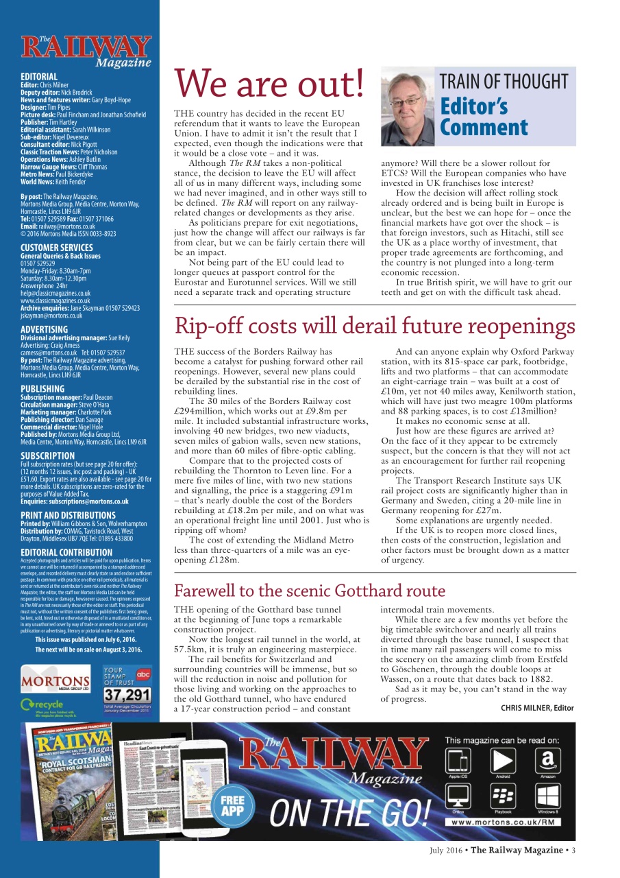 Railway Magazine Preview Pages