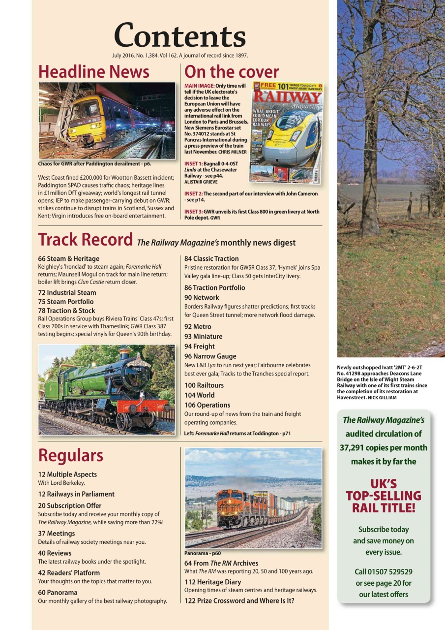 Railway Magazine Preview Pages