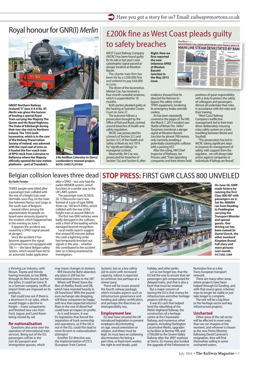 Railway Magazine Preview Pages