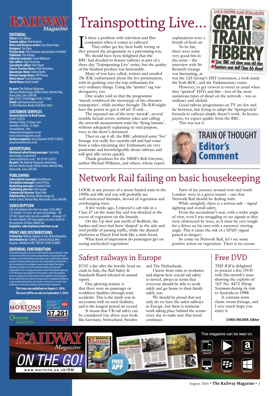 Railway Magazine Preview Pages