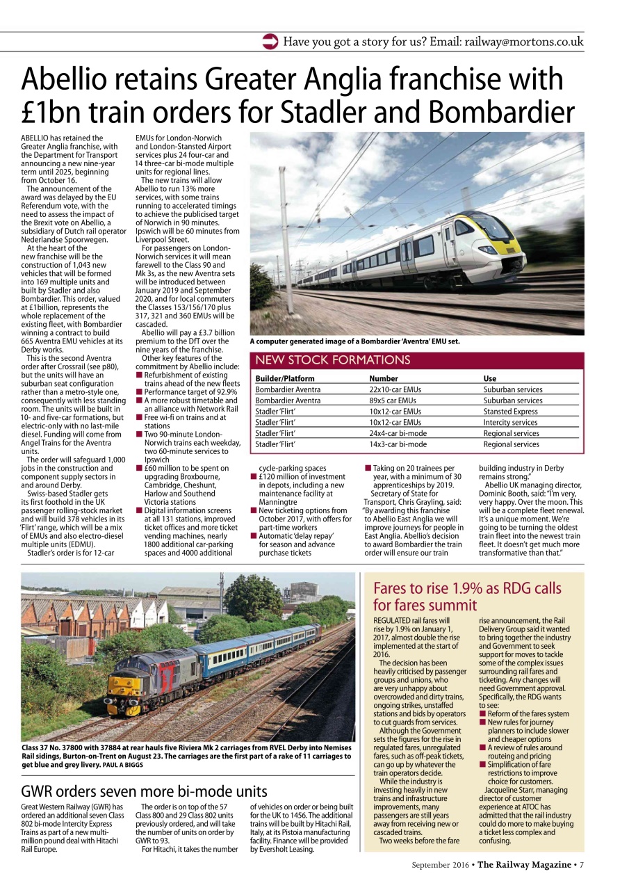 Railway Magazine Preview Pages