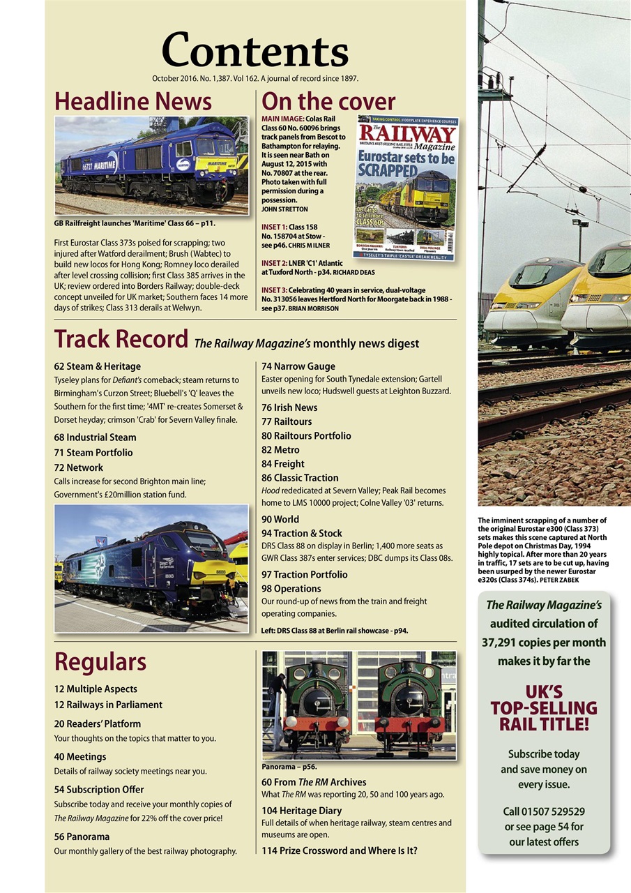 Railway Magazine Preview Pages