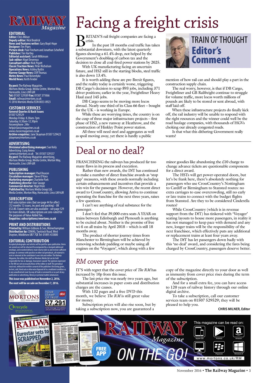 Railway Magazine Preview Pages