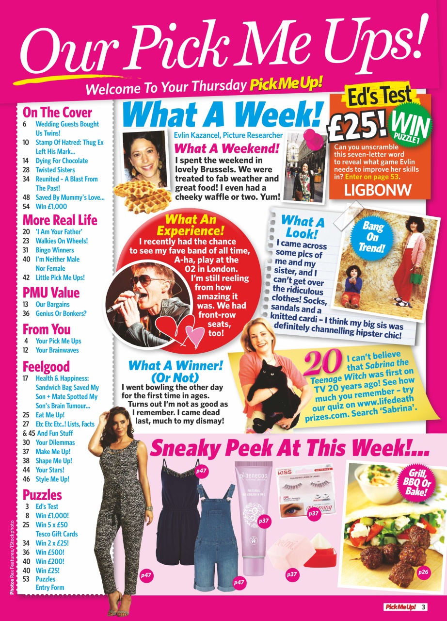 Pick Me Up Preview Pages