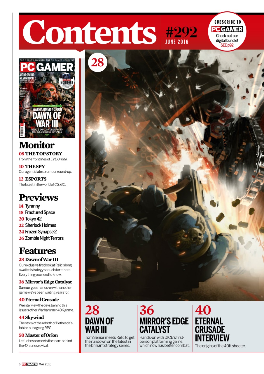 PC Gamer (UK Edition) Preview Pages