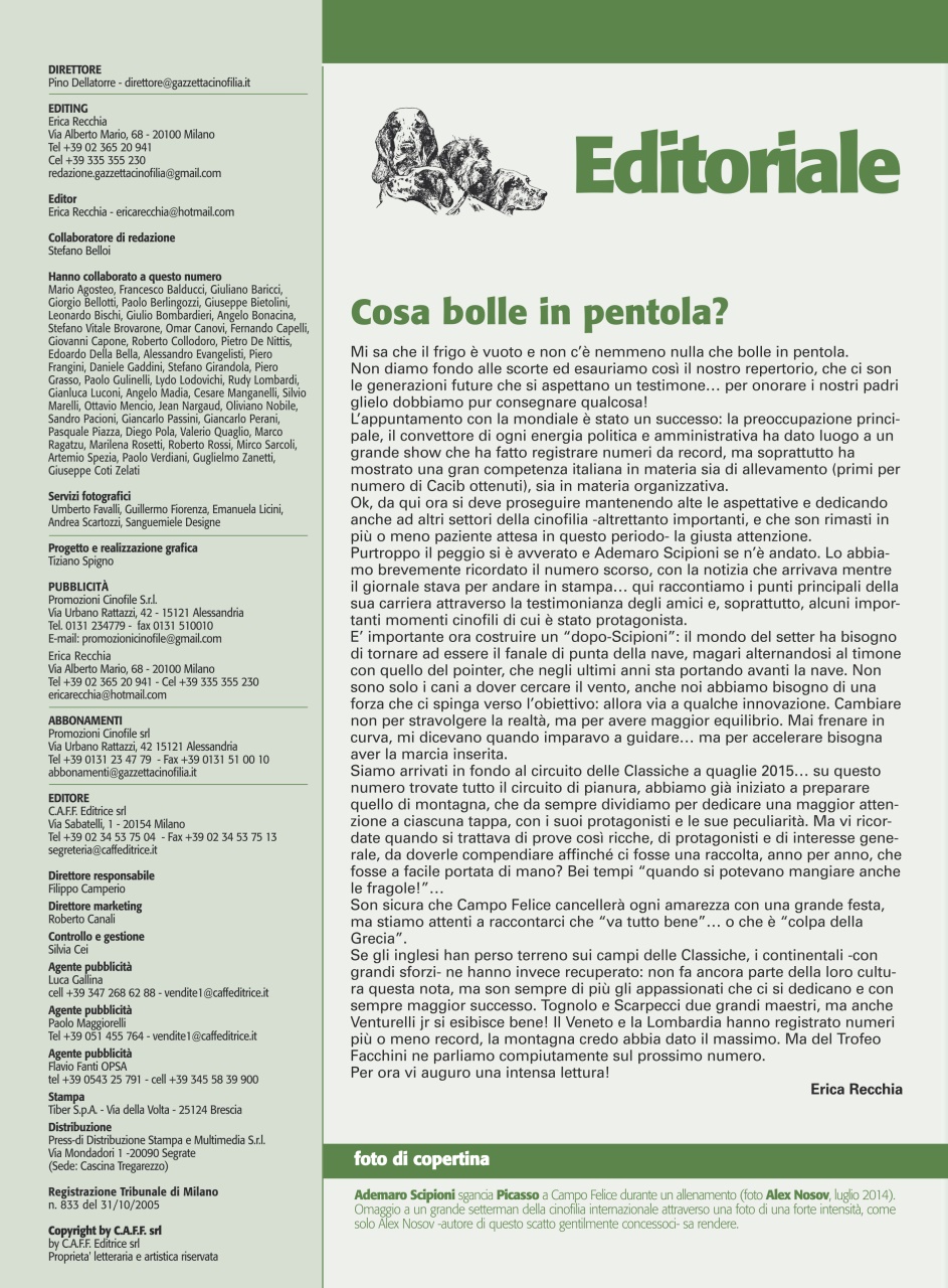 La Gazzetta Della Cinofilia Venatoria Preview Pages