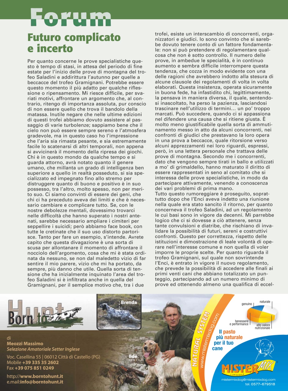 La Gazzetta Della Cinofilia Venatoria Preview Pages
