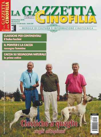 La Gazzetta Della Cinofilia Venatoria issue 9 - 2015 SETTEMBRE
