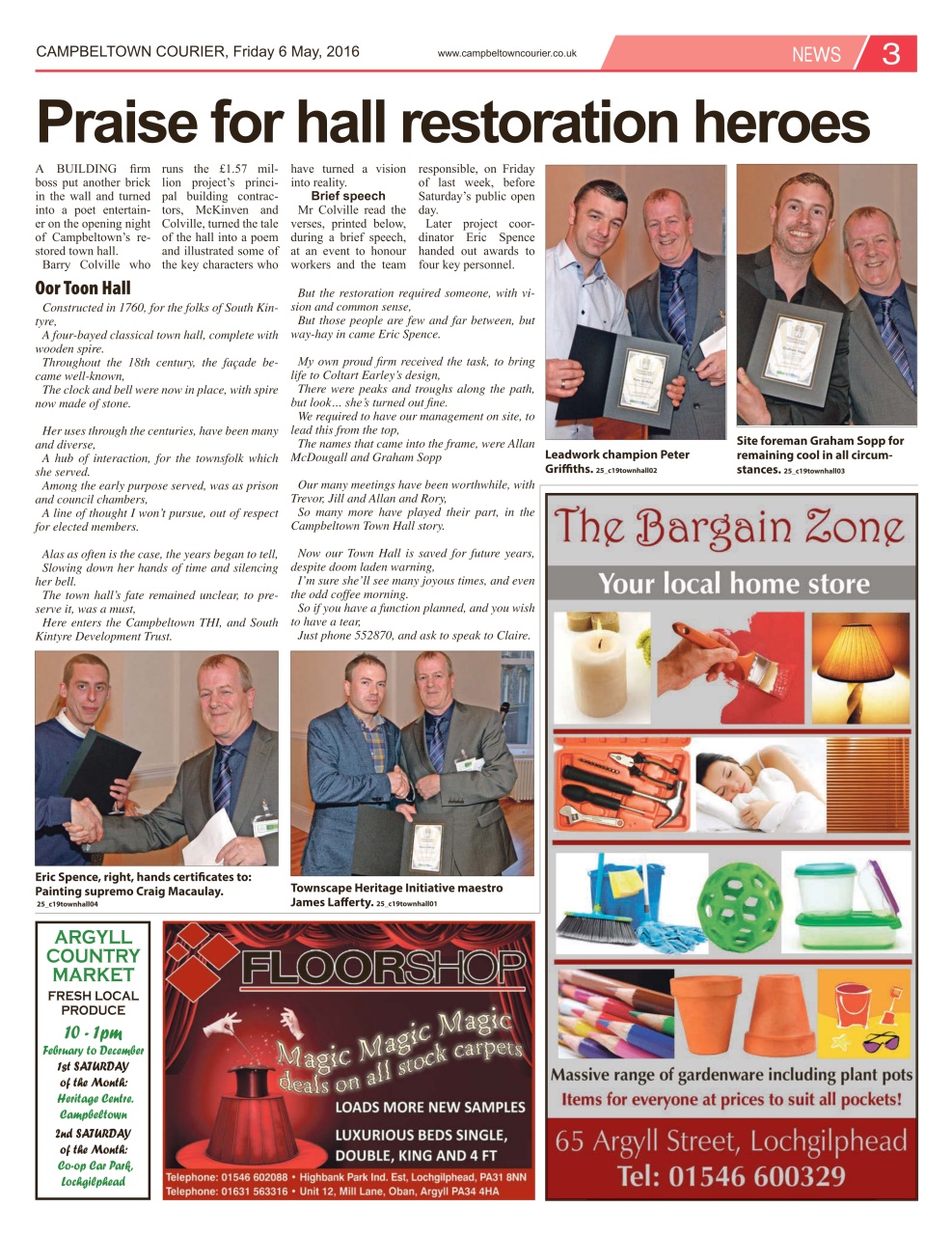 Campbeltown Courier Preview Pages