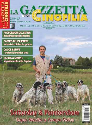 La Gazzetta Della Cinofilia Venatoria issue 10 - 2015 OTTOBRE