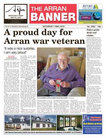Arran Banner issue 7th May 2016