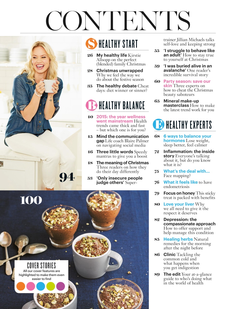 Healthy Magazine Preview Pages