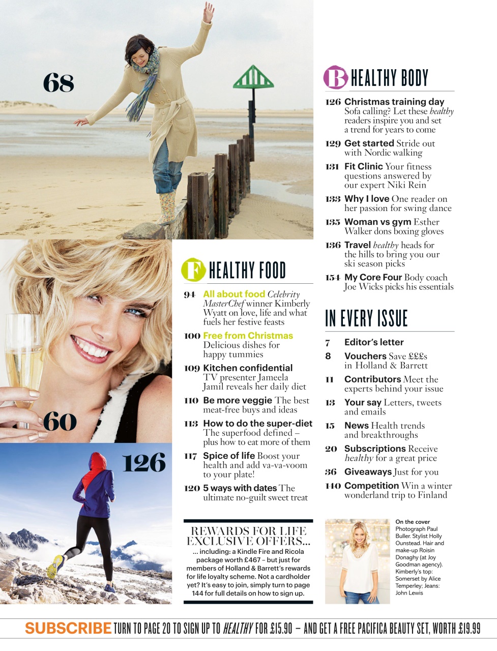Healthy Magazine Preview Pages
