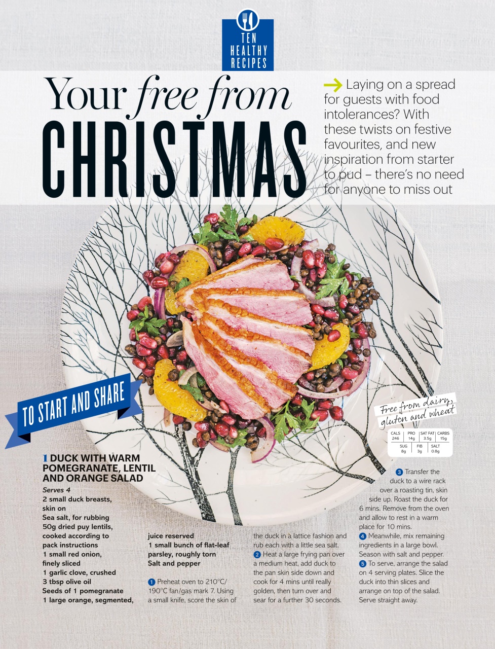 Healthy Magazine Preview Pages