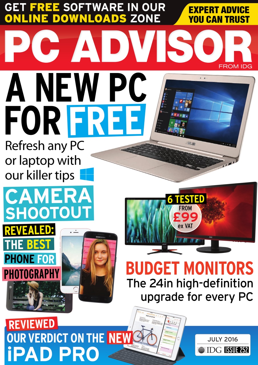 Tech Advisor Preview Pages