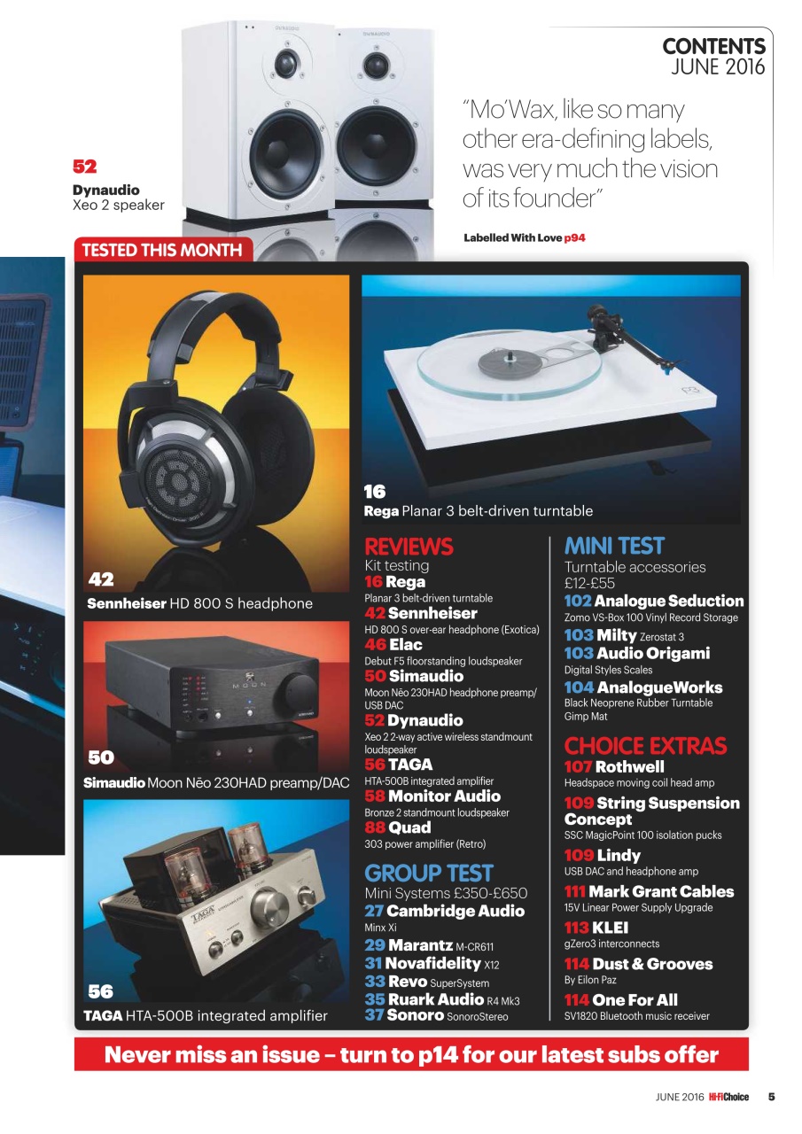 Hi-Fi Choice Preview Pages