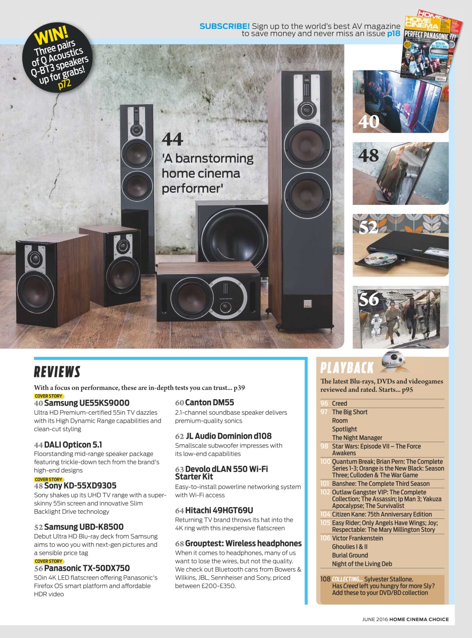 Home Cinema Choice Preview Pages
