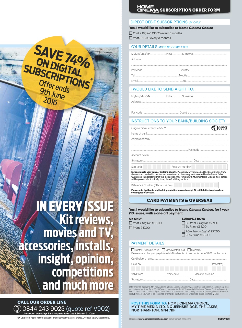 Home Cinema Choice Preview Pages