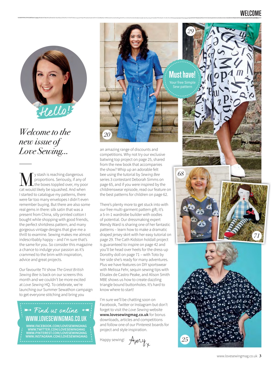 Love Sewing Preview Pages