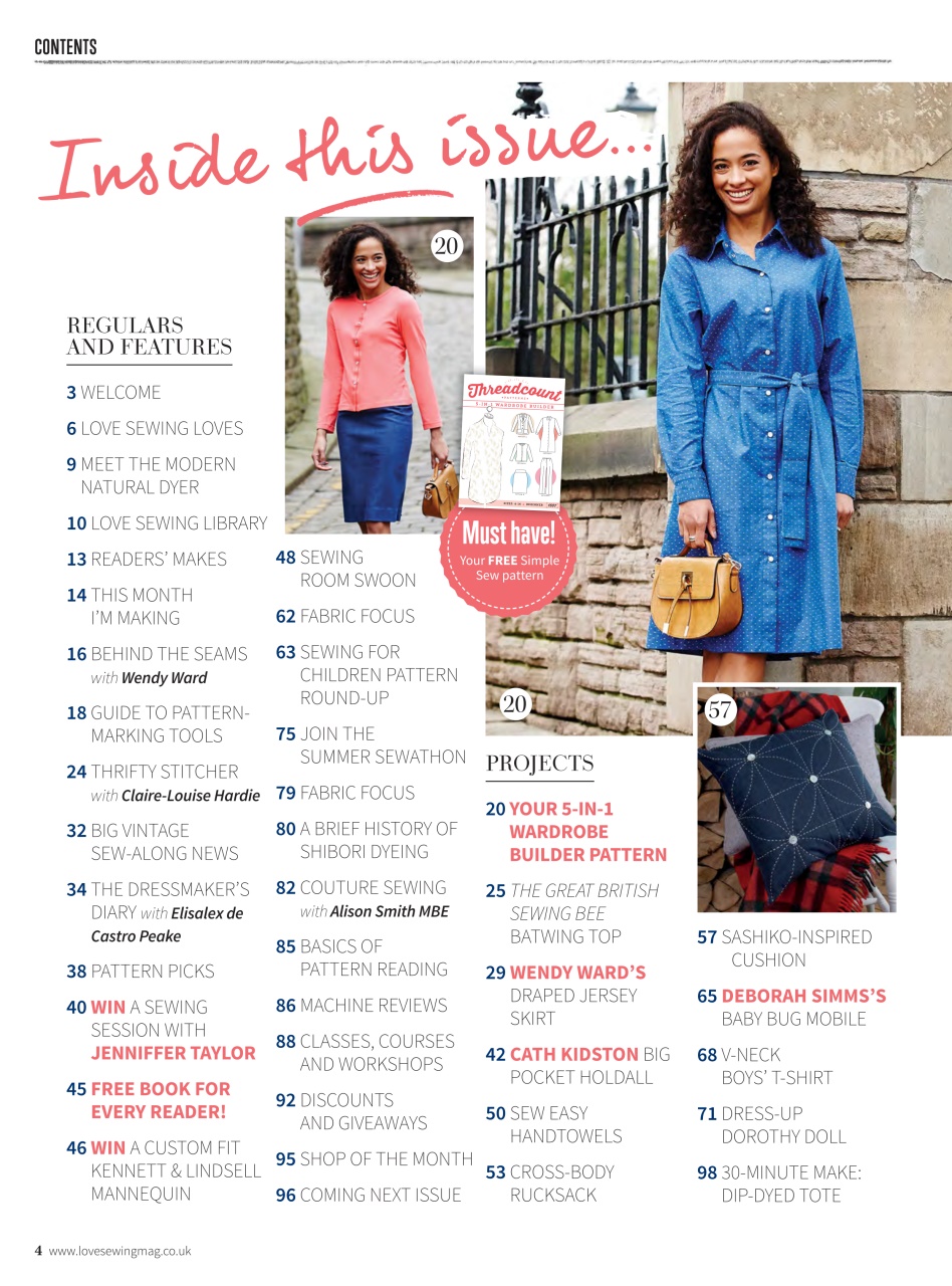 Love Sewing Preview Pages