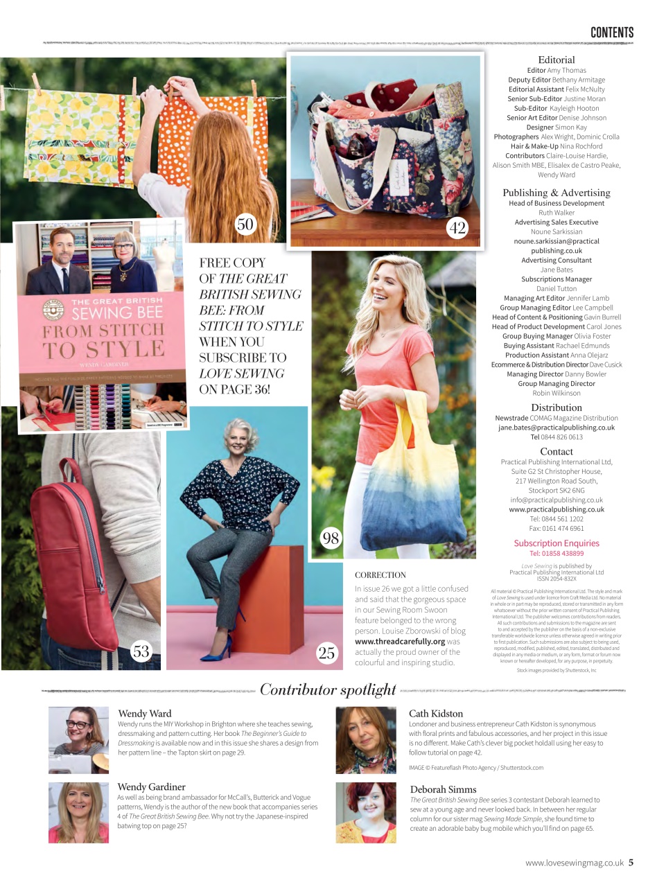 Love Sewing Preview Pages