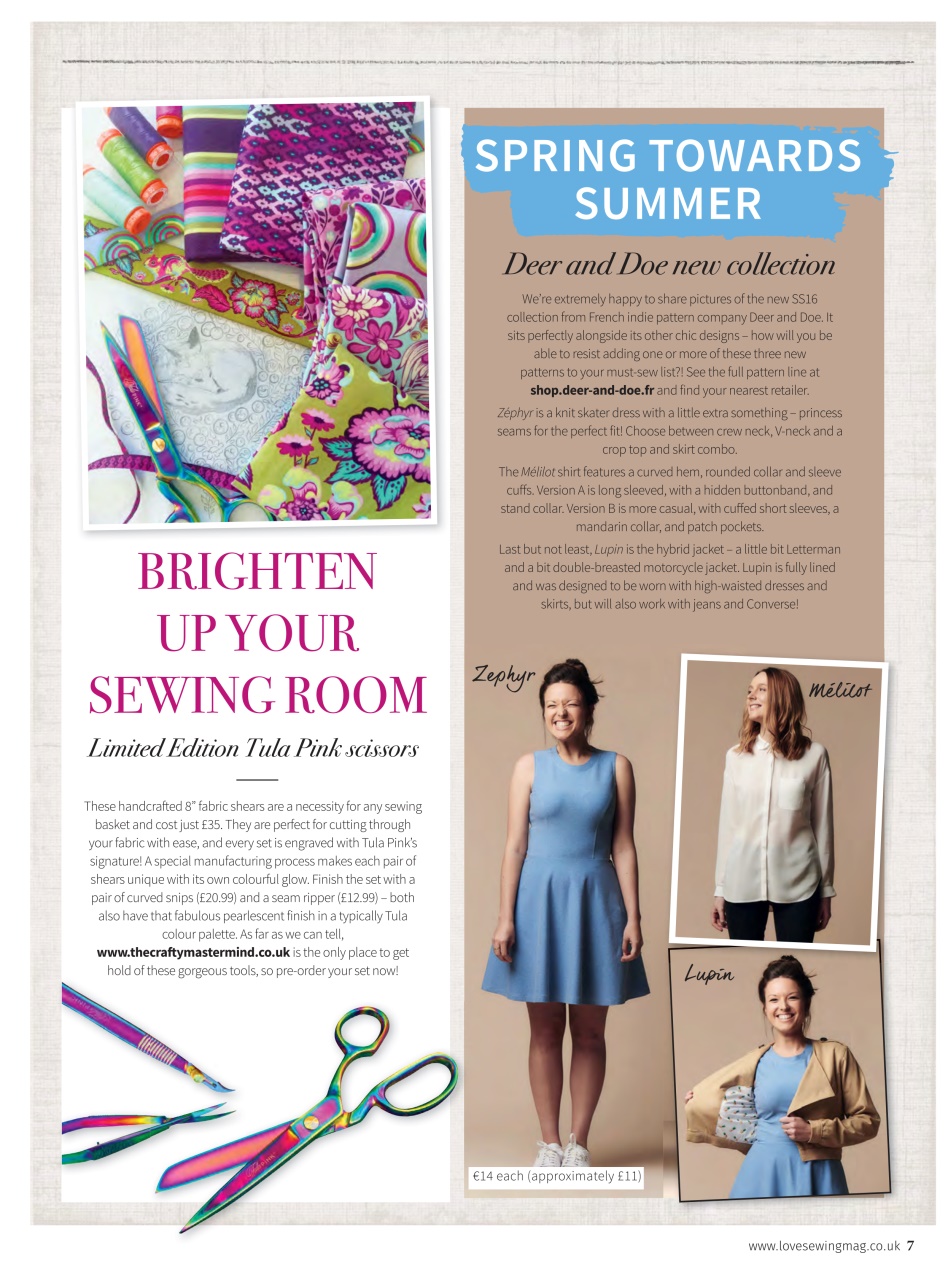 Love Sewing Preview Pages