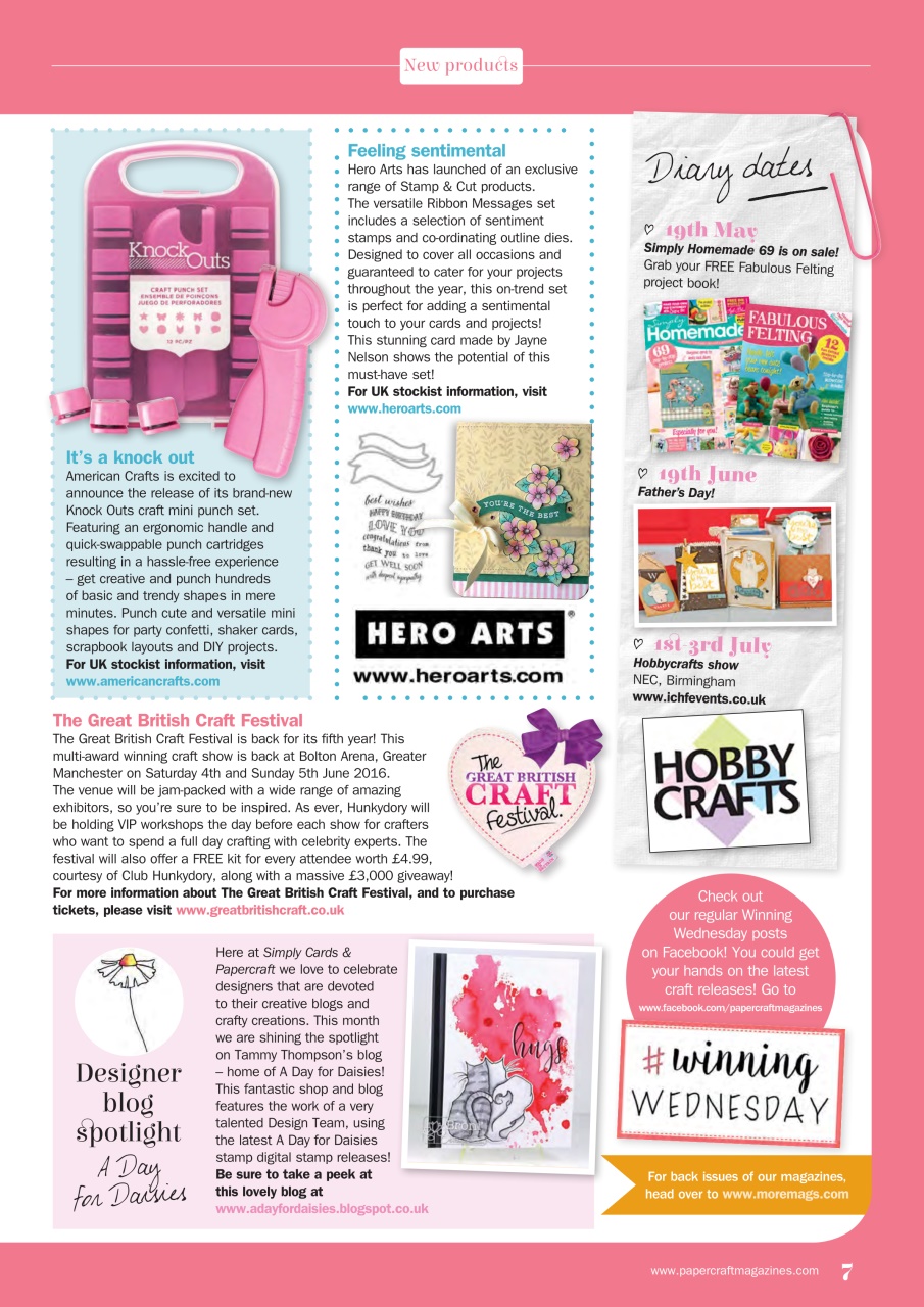 Simply Cards & Papercraft Preview Pages