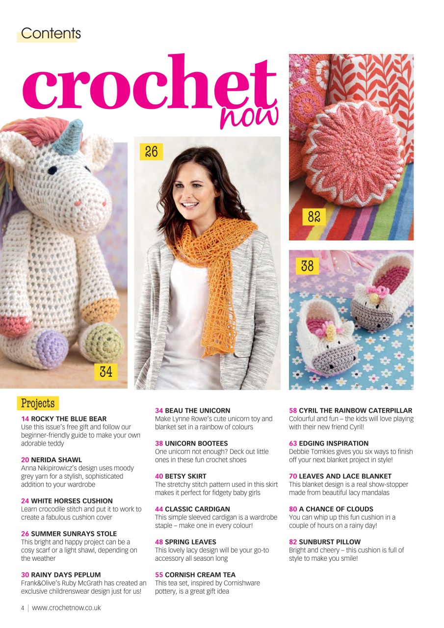 Crochet Now Magazine Preview Pages