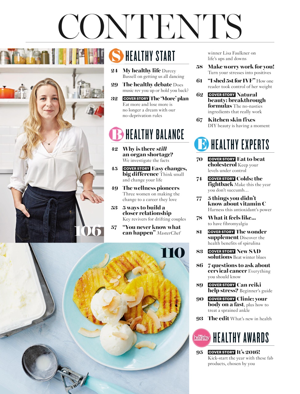 Healthy Magazine Preview Pages