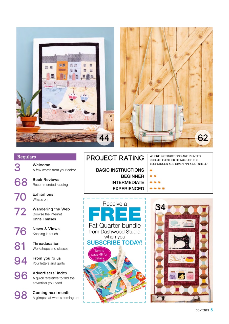 Patchwork and Quilting Preview Pages