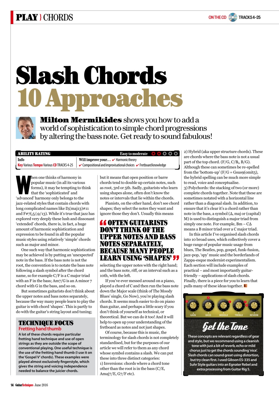 Guitar Techniques Preview Pages