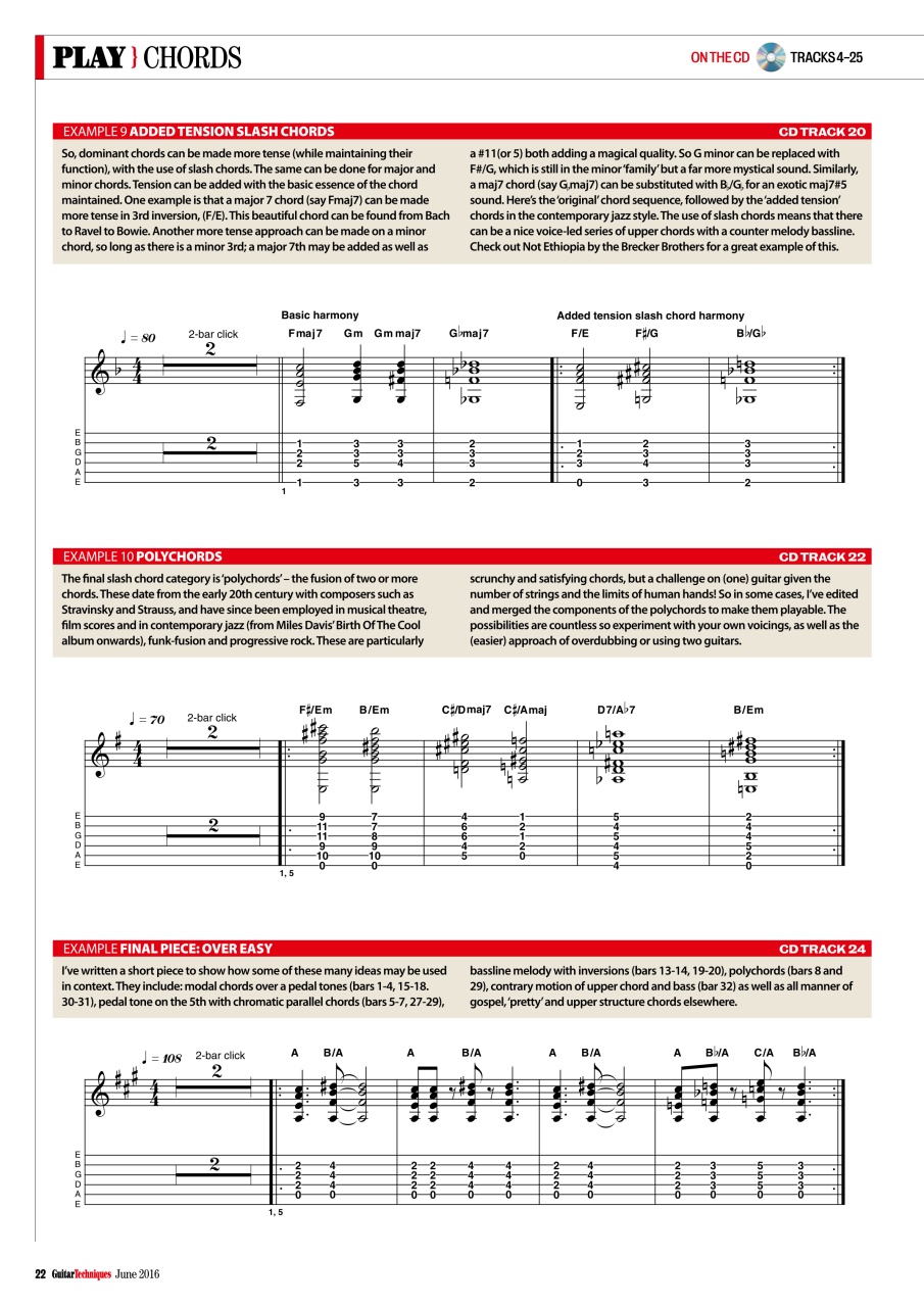 Guitar Techniques Preview Pages